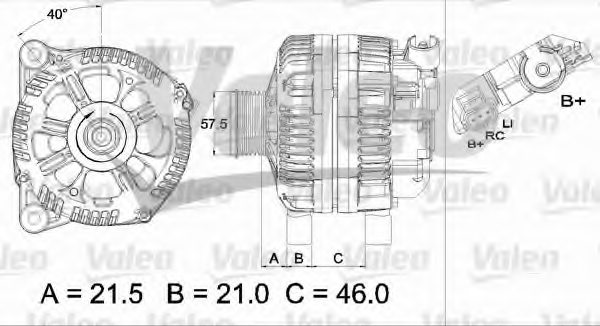 VALEO 437432 Alternator